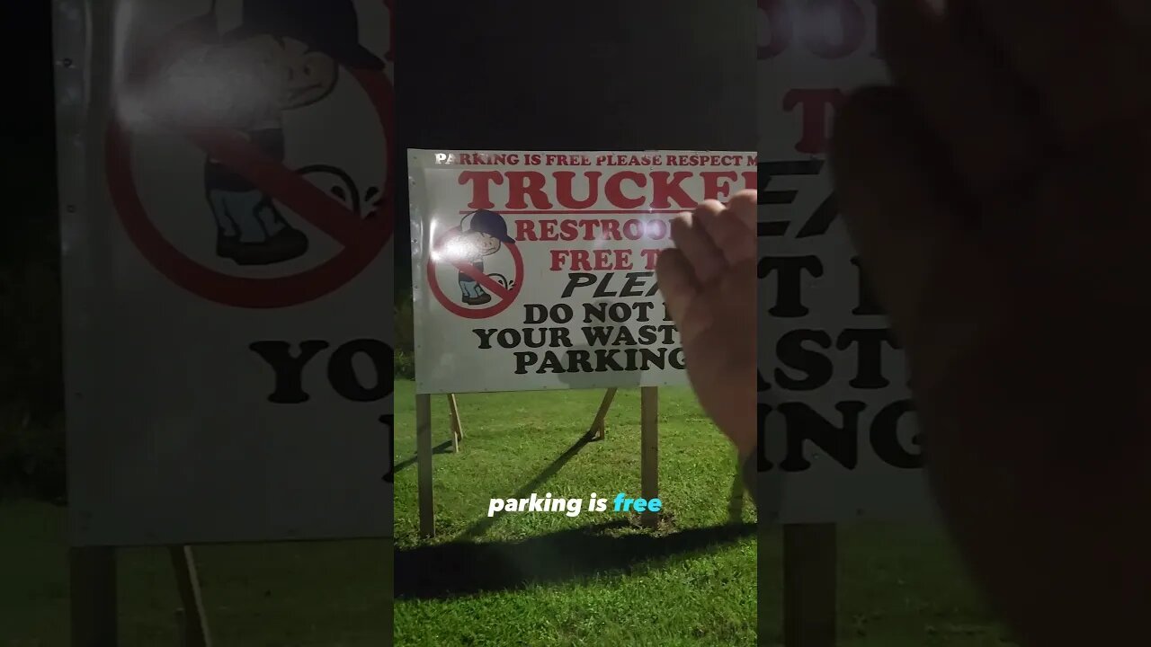 Don't disrespect the truck stops