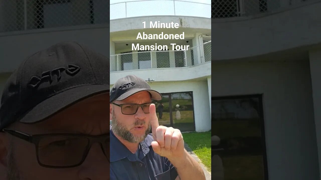 1 Minute Tour of my Latest Abandoned Mansion Video #abandoned #shortsvideo #mansion mans