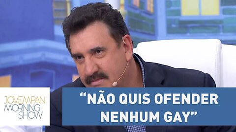 "Não quis ofender nenhum gay", diz Ratinho em novo vídeo