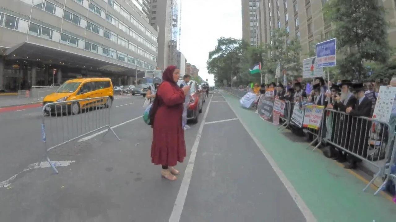 Hesen Unlawfully Fired NYU RN speaks Followed by Nerdeen Palestinian movement leader 6-14-24