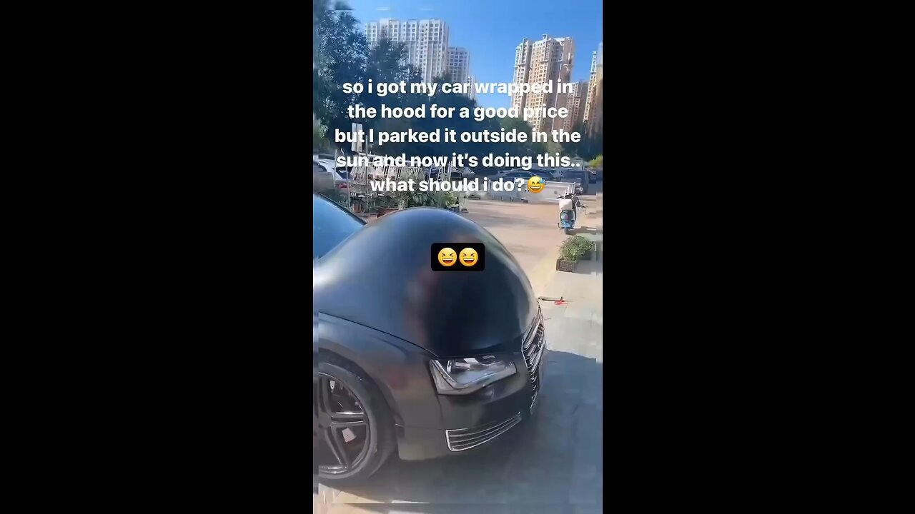 So I got my car  and this happened
