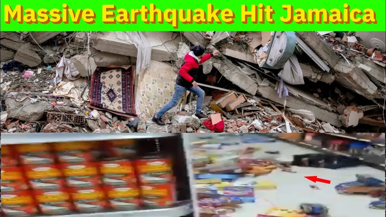 Earthquake Hitting Jamaica Massive For The First Time