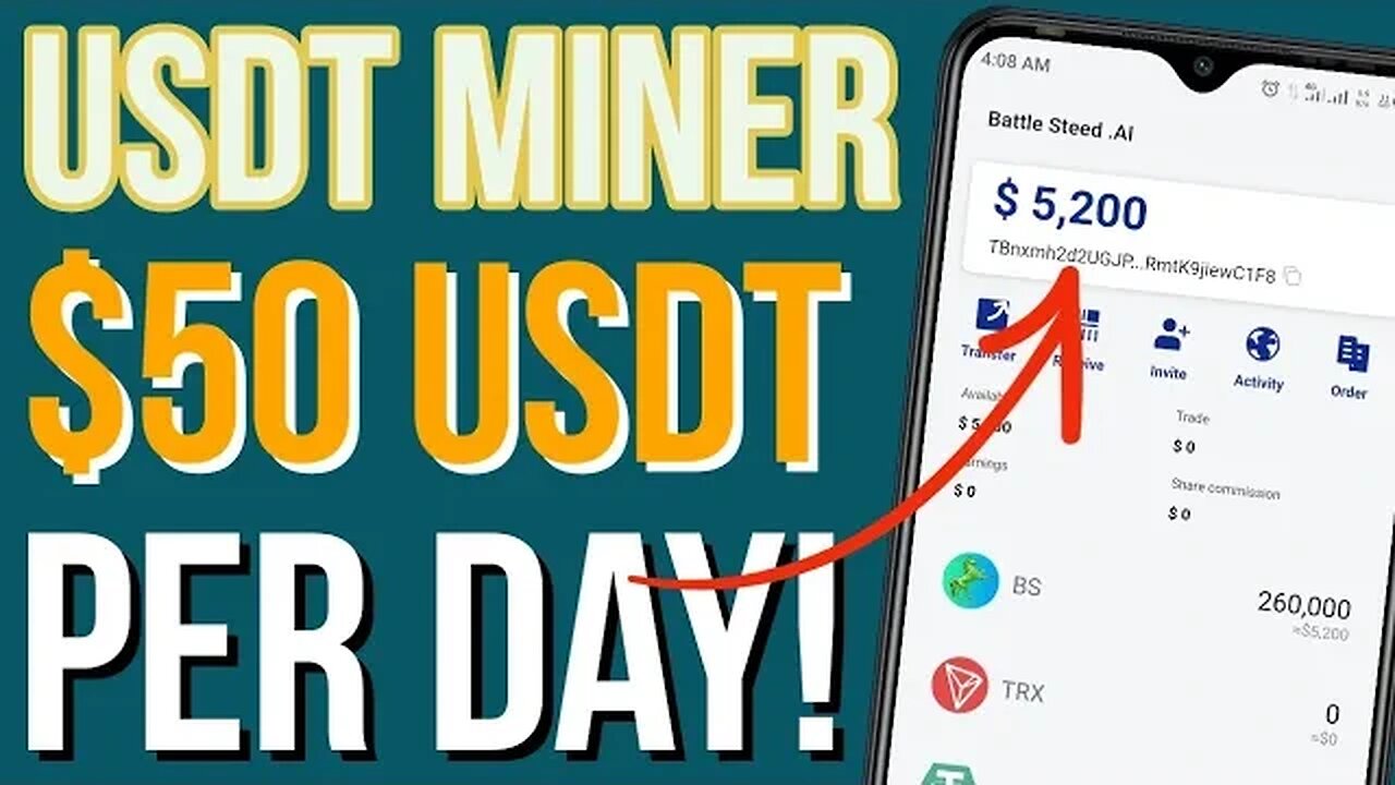 How to mine $50 USDT per day (legit USDT miner with instant withdrawal)