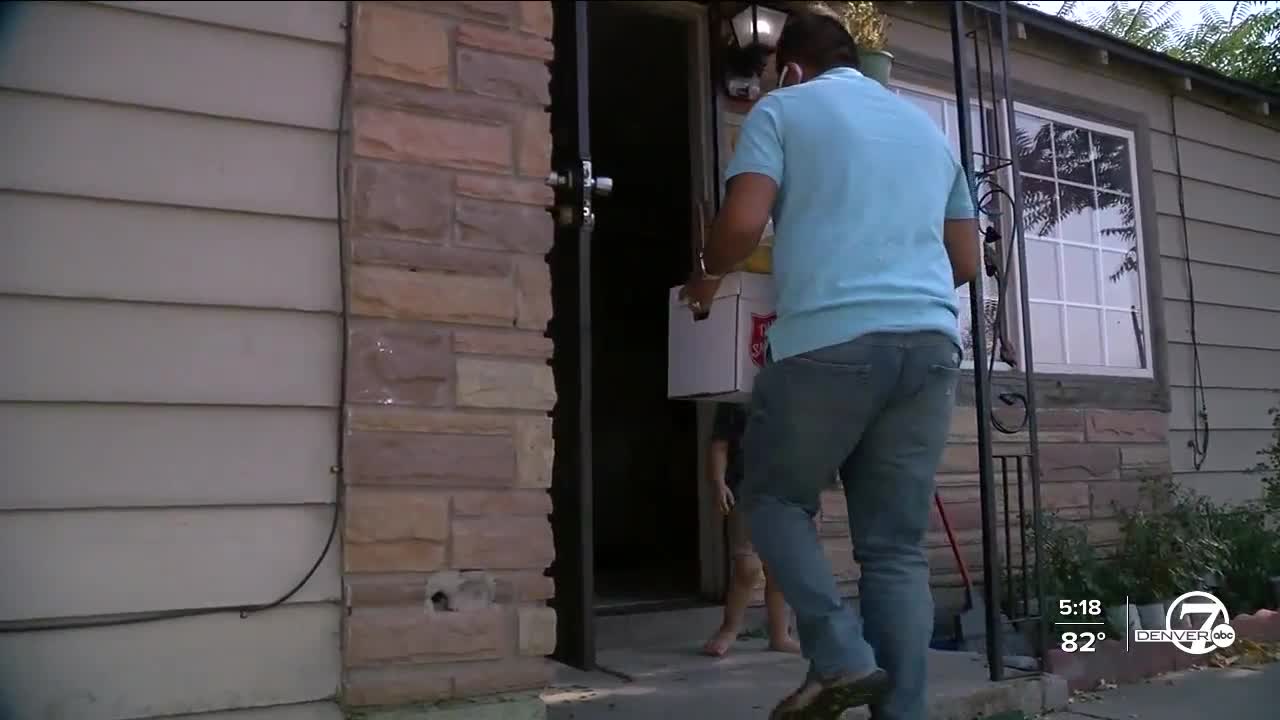 Denver man goes out of way to get food to neighbors in need