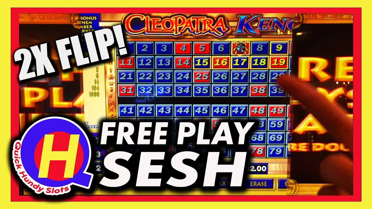 Cleopatra KENO Free Play Flip!