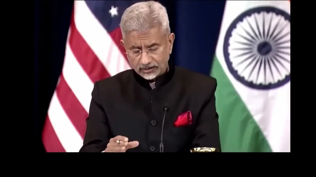 Dr S jaishankar'r mike drop