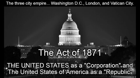 By And For The People - The Act of 1871