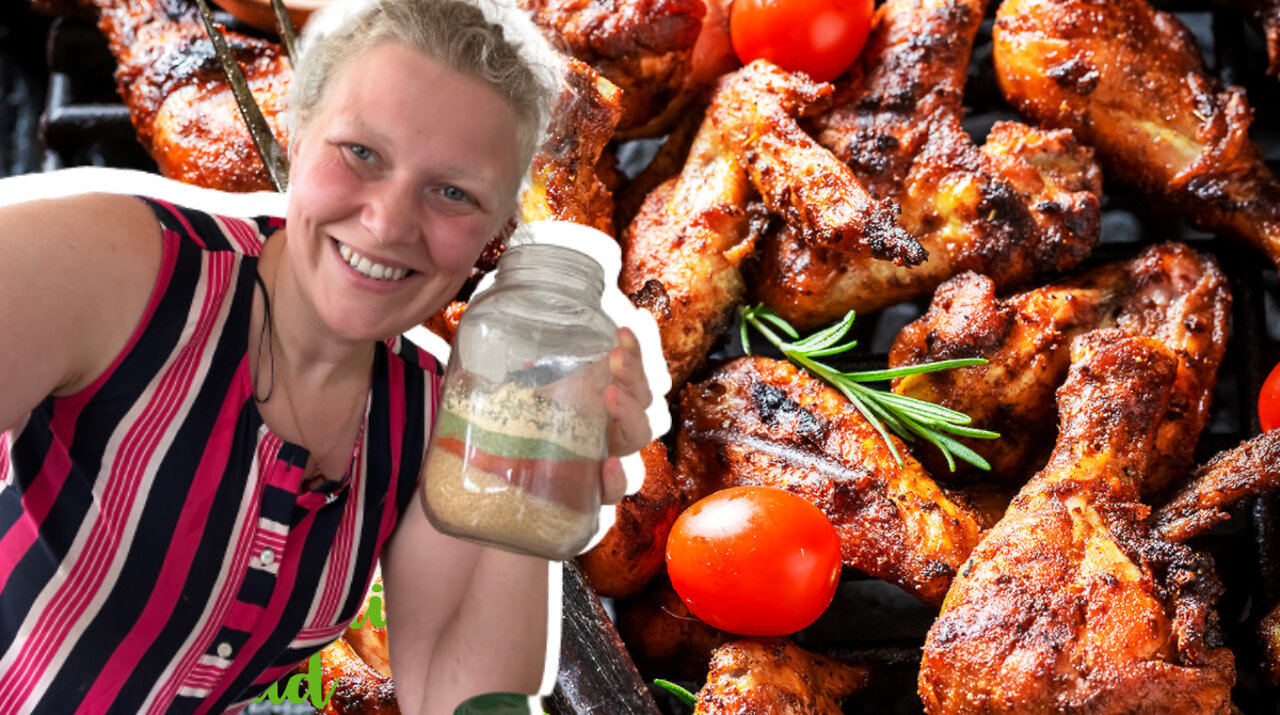 Making delicious homemade rubs: Allotment Garden