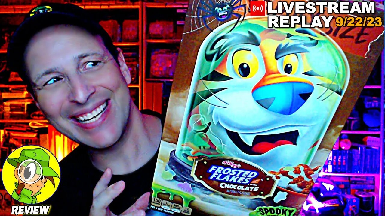 FROSTED FLAKES® CHOCOLATE CEREAL Review 🐯🍫🥣 Livestream Replay 9.22.23 ⎮ Peep THIS Out! 🕵️‍♂️