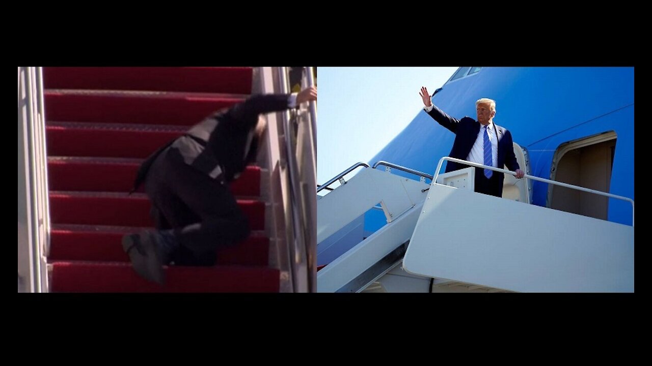 Trump Vs. Biden Stair Challenge, Media Bias Exposed Once Again