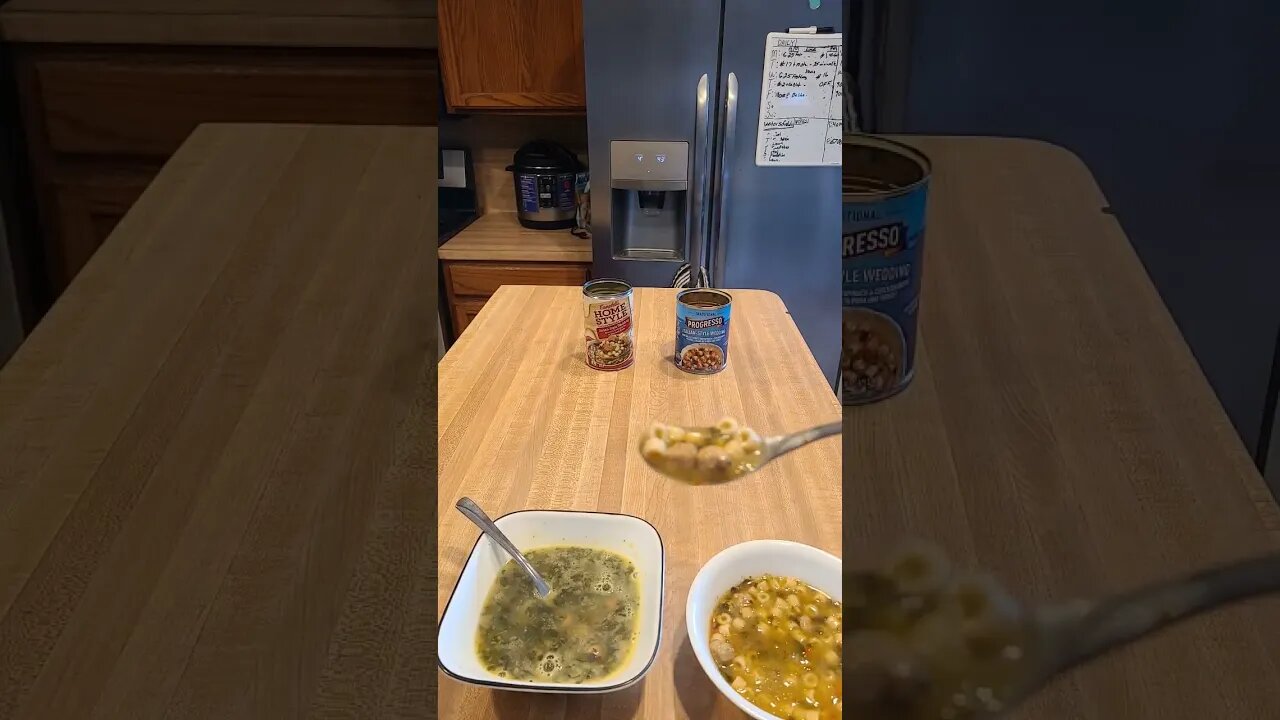 Campbells Italian Wedding Soup Vs Progresso Italian Wedding Soup which is better?