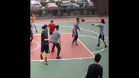 ‘Yore’ gets hit in face with basketball