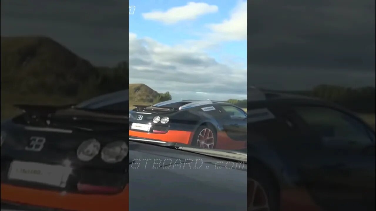 🤑Bugatti Veyron Vitesse W16 vs Lamborghink Aventador LP700-4 V12 extremely brutal rollrace 🤑🤯