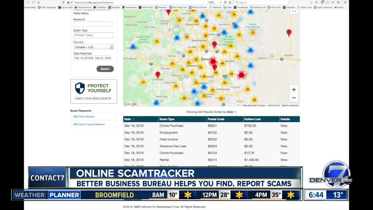 Better Business Bureau scamtracker helps you find and report scams