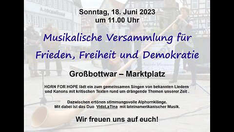 Live - HornForHope in Großbottwar - am 18.06.2023