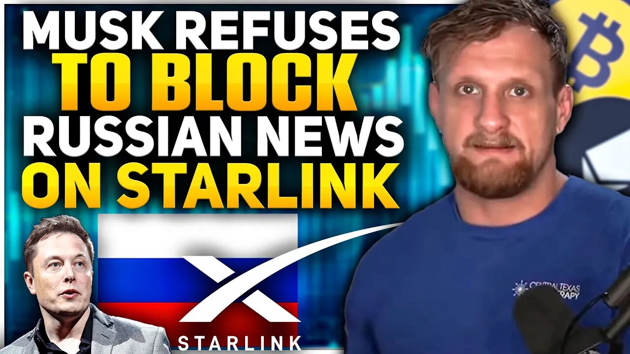 Elon Musk Refuses To Block Russian News On Starlink