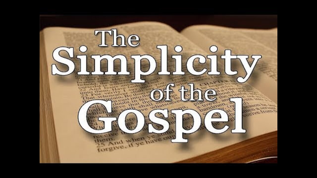 20180107 THE SIMPLICITY IN JESUS CHRIST
