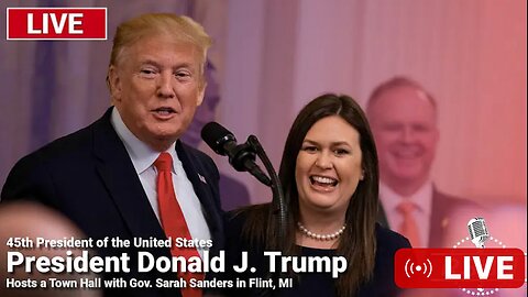 Trump Town Hall with Gov. Sarah Huckabee Sanders in Flint, MI - 9/17/24