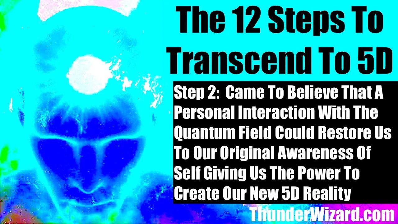 The 12 Steps To Create 5D - Step 2: Came To Believe That Personal Interaction With Quantum Field...