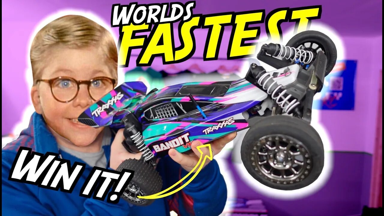 The WORLDS Fastest Traxxas Bandit (Stock) - Could Be Yours!