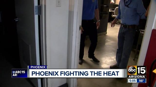 Fighting the summer heat in Phoenix