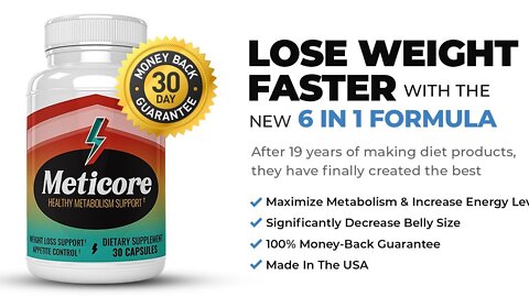 Lose Weight Fast | Meticore the miracle cure |