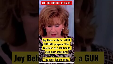 Joy “brain dead” Behr calls for gun control again