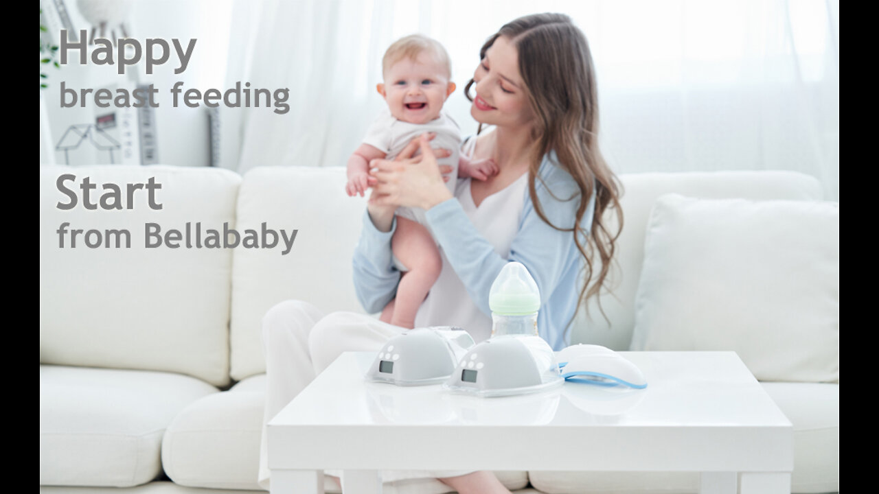 Bellababy Double Wearable Breast Pump Hands Free- big2party