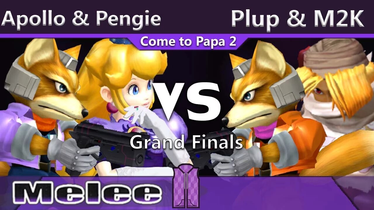 Apollo & Pengie vs. PG|Plup & FOX|MVG|Mew2King - Melee Doubles Grand Finals - CTP2