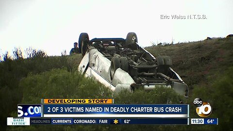 2 of 3 women killed in bus crash identified