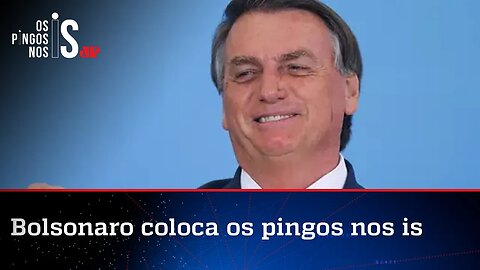 Bolsonaro rebate Lula e o UOL e defende a liberdade de imprensa