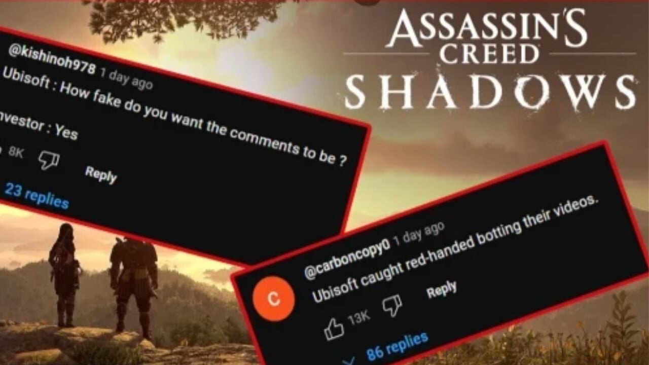 Ubisoft play thought police with Youtube Bots