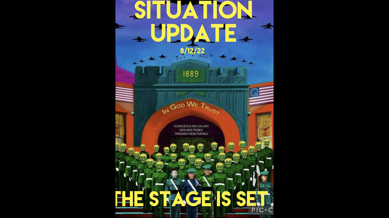 Situation Update 8/12/22 ~ Will Feds Arrest Trump - White Hat Intel