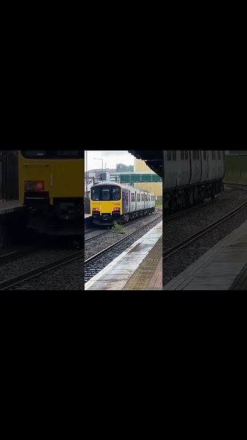 Northern Railway train 150006 at Barnsley going to Sheffield from Huddersfield #train