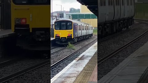 Northern Railway train 150006 at Barnsley going to Sheffield from Huddersfield #train