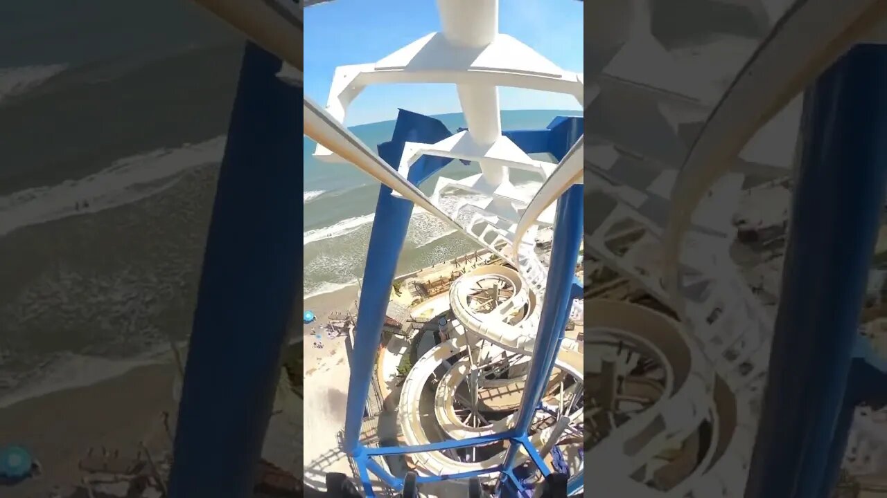 Morey's Piers & Beachfront Waterparks is a classic seaside amusement park #shortvideo #viral