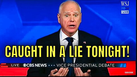 Tim Walz just admitted he is a LIAR on national TV! 😮