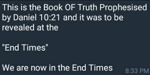 The Book Of Truth - End Times Prophecy