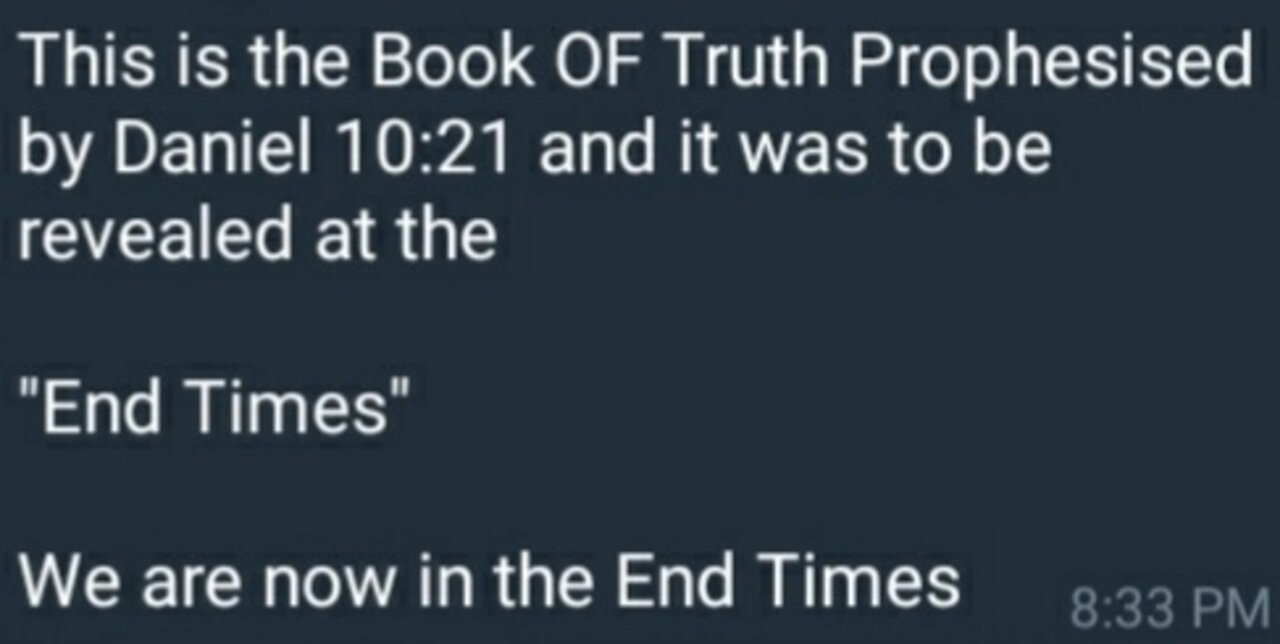 The Book Of Truth - End Times Prophecy