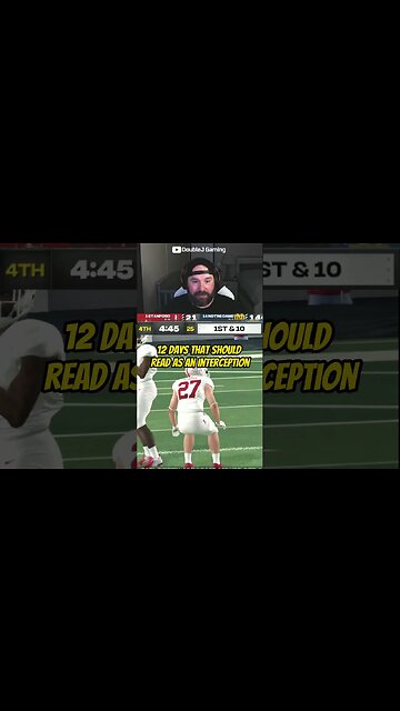 All day, he had all day!! NCAA Football 14