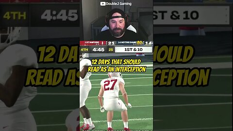 All day, he had all day!! NCAA Football 14