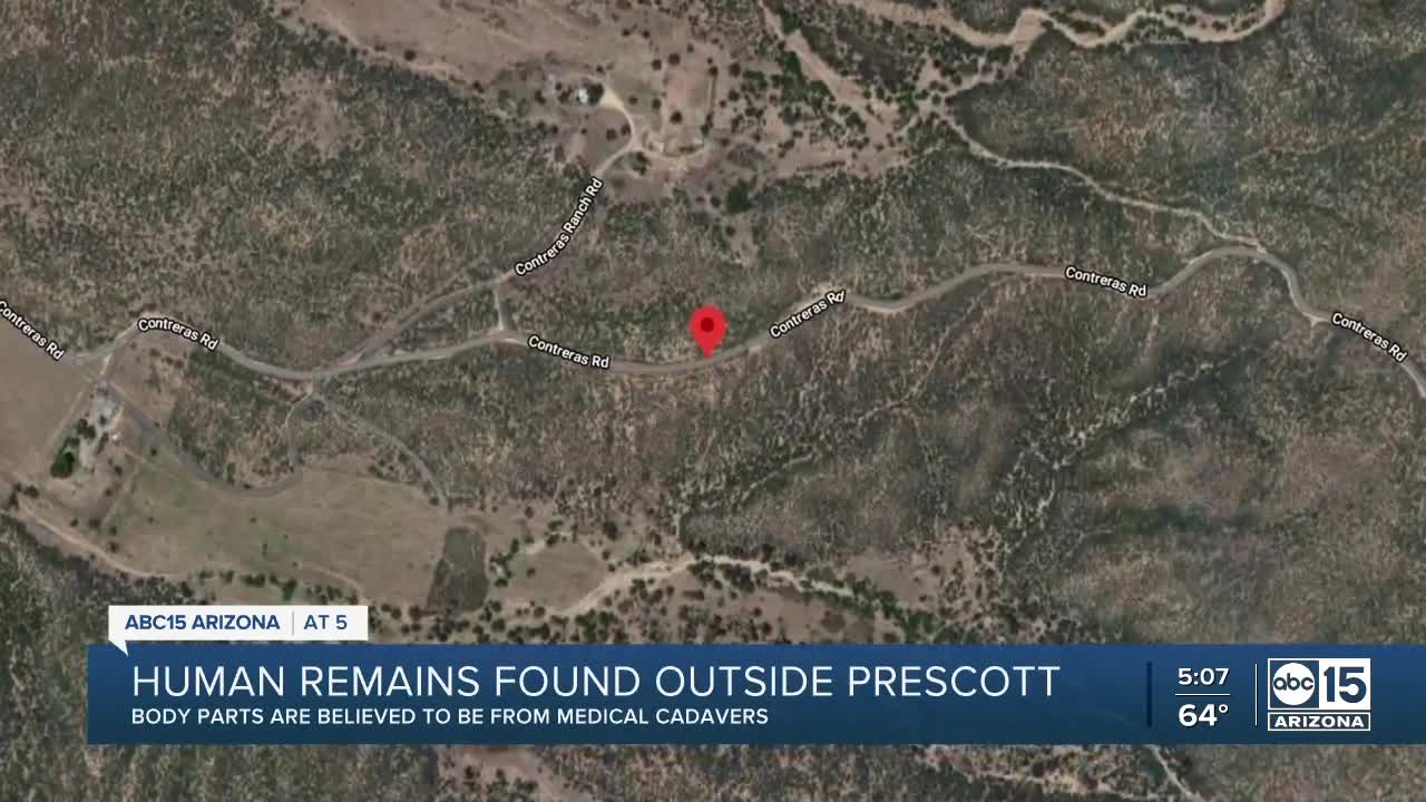 Human body parts found discarded at 2 sites in Arizona
