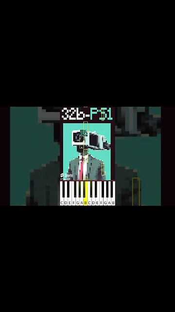 Cameraman but every time more and more bits [3] (@musicoscinicos) - Octave Piano Tutorial