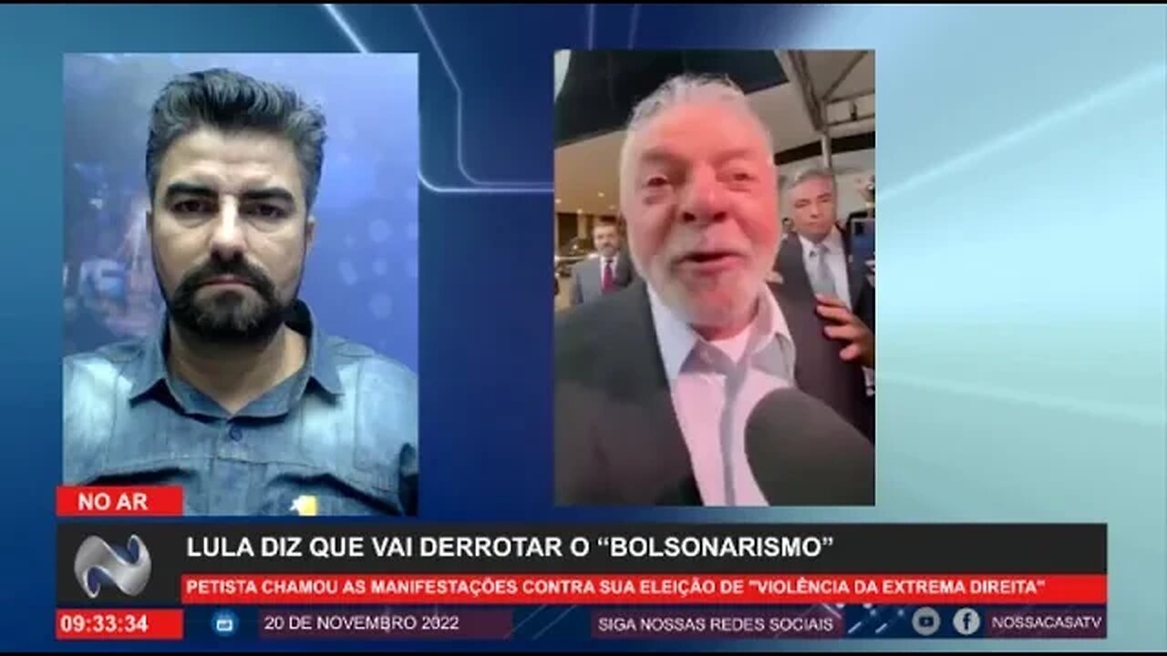 Lula diz que vai derrotar o “bolsonarismo”,