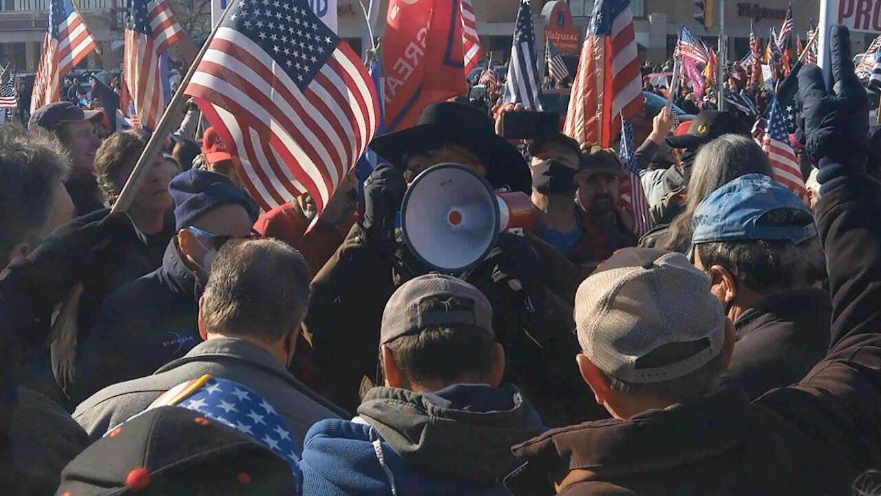 We The People MAGA Protest lead by Sheriff Clarke