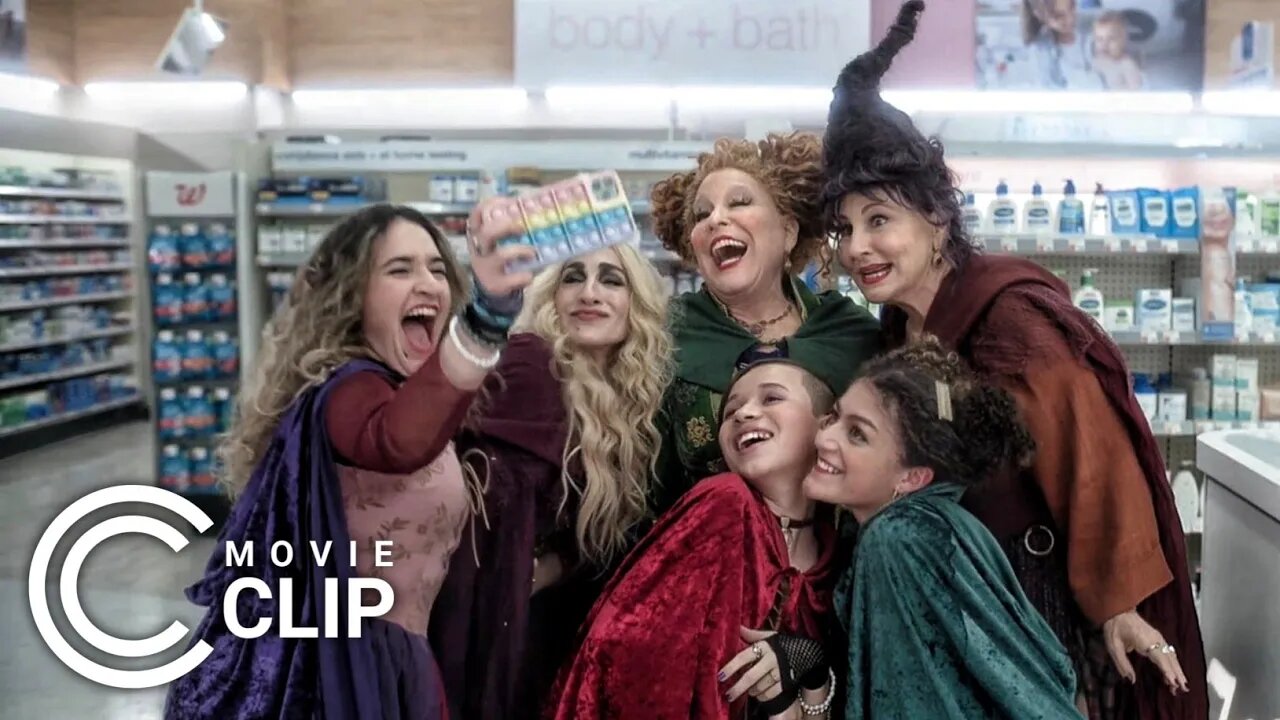 Best Movie Scenes: HOCUS POCUS 2 (2022) - "The Witches At The Store" | Cinephile