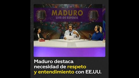 Maduro aboga por relaciones de respeto y diálogo con EE.UU.