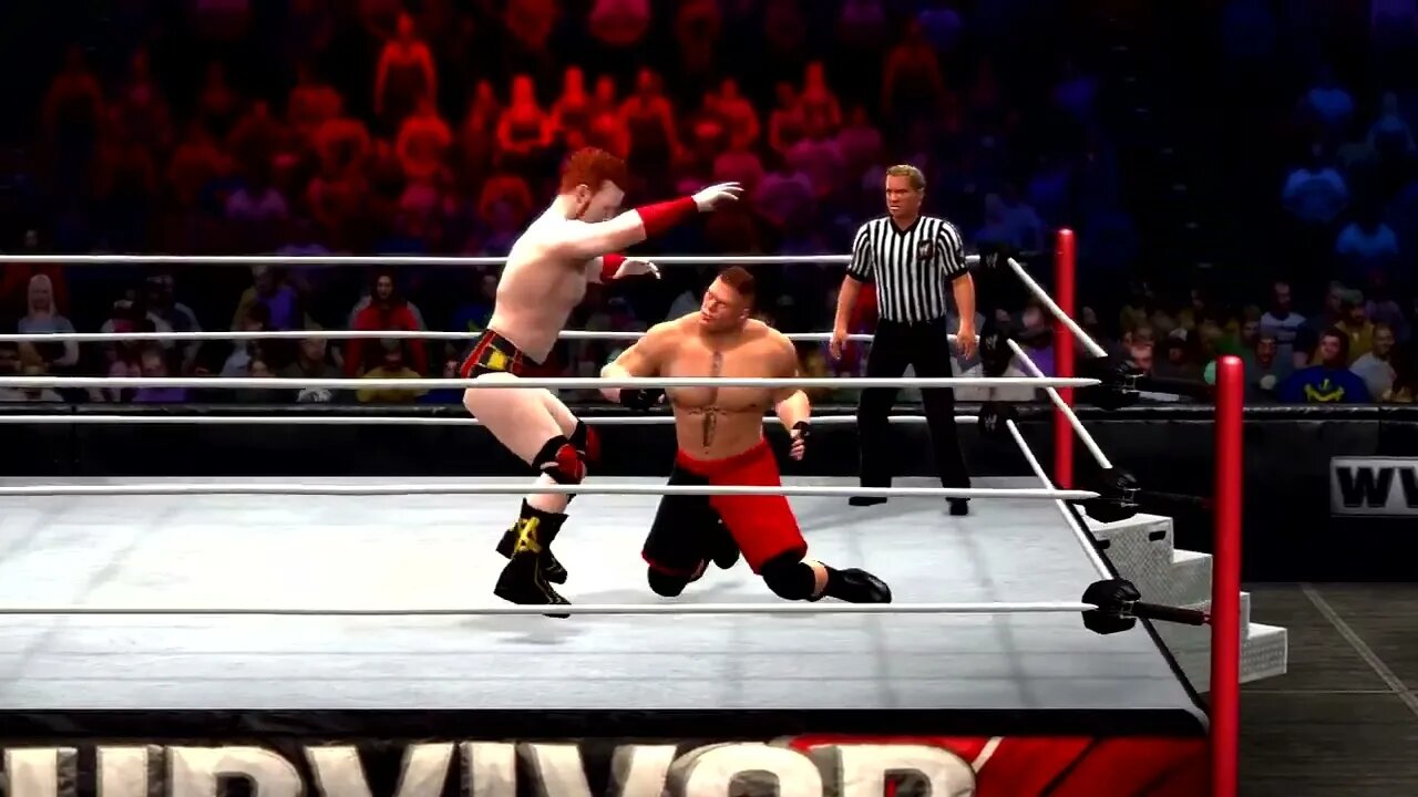 WWE '13 Gameplay Brock Lesnar vs Sheamus