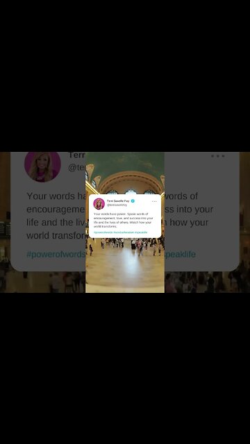 YOUR WORDS HAVE POWER