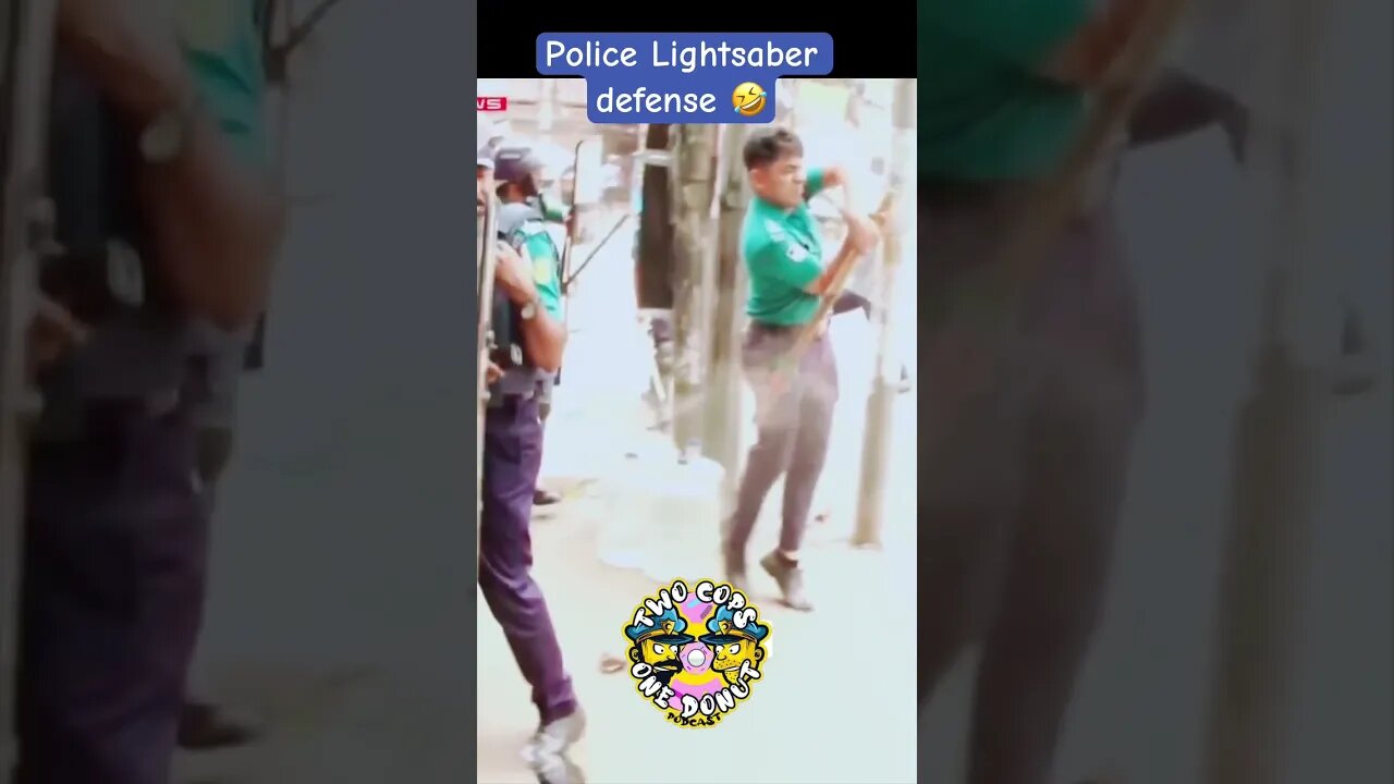 May the force be with you, this is the way #police #starwars #lightsaber #fyp #skills #viral #jedi